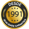 Qualidade garantida desde 1991